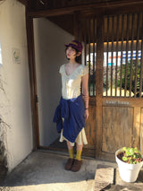 Luce Flower Long Dress (2color)