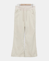 Noban Ribbed Banded Bootcut Pants