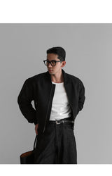 Crop MA-1 Jacket [Black]