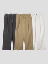 ステッチピンタックワイドパンツ 3color