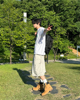 Oken Big Cargo Bermuda Pants
