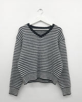 [MD Pick] カレンストライプⅤネックニット (3color)