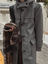 Atelier Hooded Wool Duffle Coat