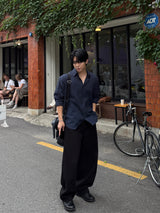 リーブル ストライプシャツ