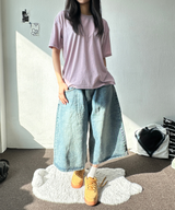 マキビビソフトタッチベーシックルーズTシャツ10カラー