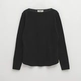 (T-6929)ESSENTIAL WARM BOAT NECK TEE