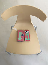 [walletcase] ピンクミュージックノート