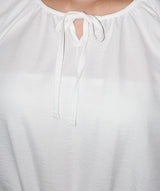 WAIST SHIRRING LONG BLOUSE