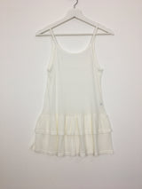 Silk Layer Frill sleeveless (2color)