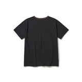 パッチワークポケットハーフTシャツ / ダスティブラック