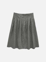 Preppy Vintage Check Skirt (2c)