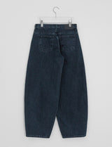 Hibom Washing Wide Balloon Denim Pants