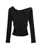 If Button One-Shoulder Off-Tee
