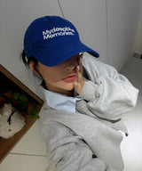 MM MY MEMORIES ウォッシュドキャップ (BLUE)
