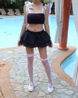 Coloring Ribbon Garter Belt Bikini