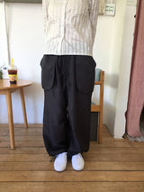 Welly String Pocket Wide Pants (2c)