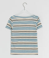 Hayo Stripe U-neck Short Sleeve Tee