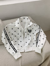White Star Devil Jersey Zip-up