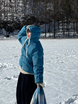 Blue Bear Hooded Padding (4 Colors)