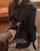 Fasa Strap Half Coat