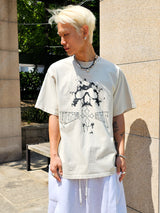 VENTIQUE Pigment Smoke T-shirt 3color