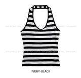 Molly Stripe Halter Sleeveless