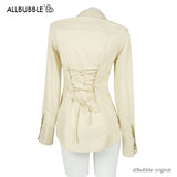 allbubble ラブエンブロイダードシャツ