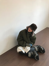 エディマットパッディドフィールドジャケット (2color)