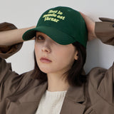 TMV Lettering Ball Cap / Twill Green