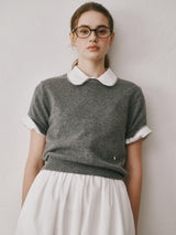 Camel round half knit (Camel)