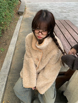 Manda Reversible Suede Fur Mustang