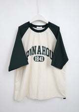 プナオフオーバーサイズショートスリーブTシャツ