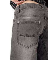 Regular Balloon Denim - Aged Black