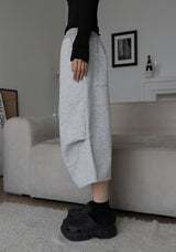 Pintuck Bermuda Jogger Pants