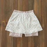 Rose Garden Mini Skirt - MINT