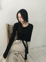 Glam Layering Tie Long Sleeve (4c)