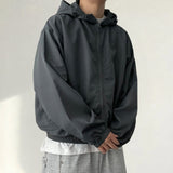 Crush High Neck Hooded Zip-Up Jumper