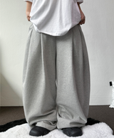 10000ソルド❤バックフロントツーピンタックバルーンオーバーパンツ🩶🖤2カラー🩶S-XL