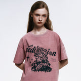 デディケーションピグメント Tシャツ_ペールピンク