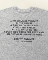 a lettering tee, melange grey