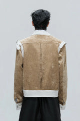 Silk Velvet Contrast Pocket Jacket