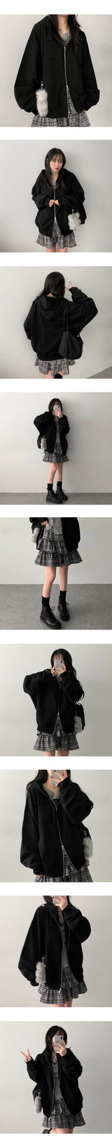 Shade Punching Pattern Snap Eyelet Cardigan