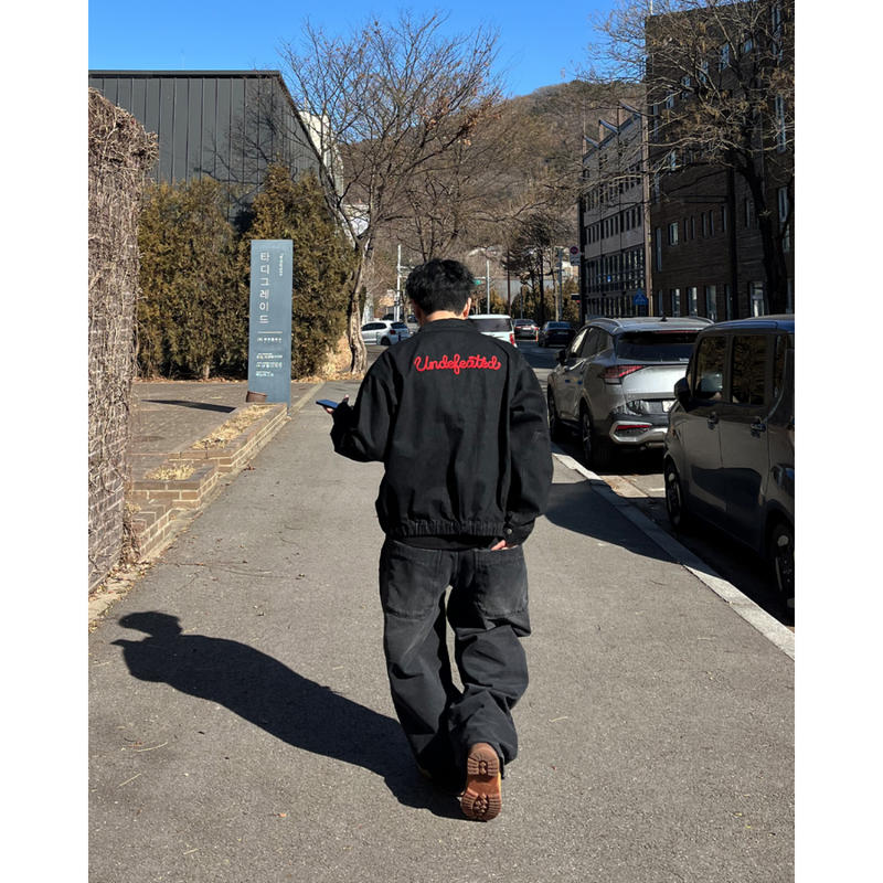 LP Red Embroidered Denim Jacket