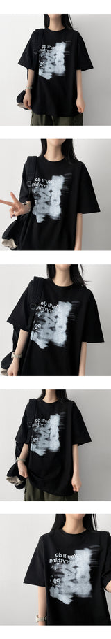 ヘプーン オーバーサイズフィット ショートスリーブ Tシャツ