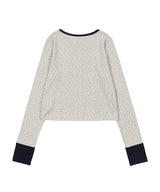 AIRY BUTTON CARDIGAN (BEIGE) F26QB041