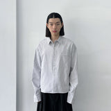 Light Casual Band Collar Shirt