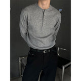 [F/W] キャッシュゴルギヘンリーネックニット(5color)