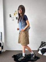 Stro Check Pocket Bermuda Shorts 3color