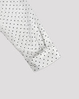 Dot scarf blouse_ivory