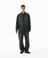 STAR RAW CUT DENIM SHIRT